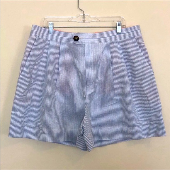 Anthropologie Pants - Anthropologie seersucker shorts.